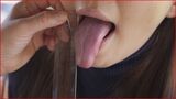 3-dimensional pseudo. blowjob girl and girl's tongue is so cute, I got an erection erotic pictures 28