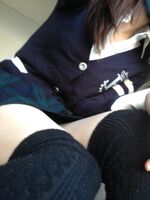 山雀 pollero 摄影方法以制服 JK 的起飞从 Y 衬衫 E 罩杯乳房丰满和胸部