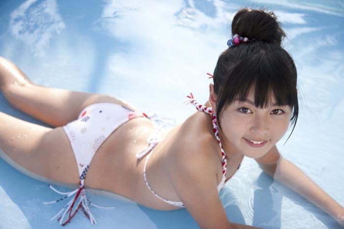 Try the furnace back 【note】 immature junior Idol extreme swimsuit picture. 14th image