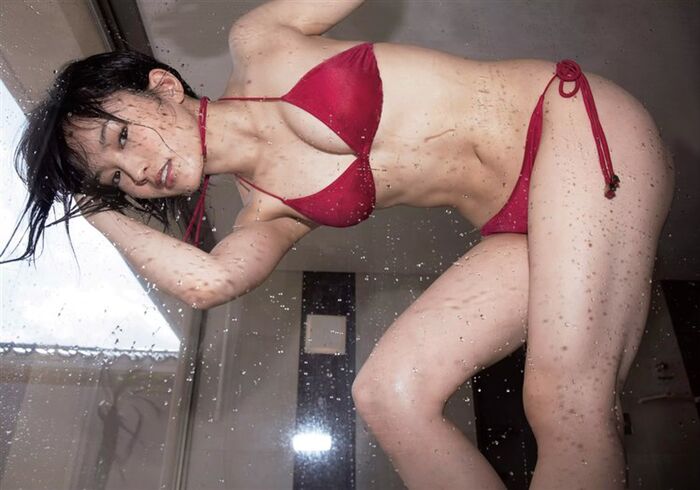 Miss swimsuit into NMB48 Yamamoto: big butt hentai images 8th image